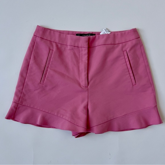 Zara Pants - Zara High Waist Pink Women's Shorts